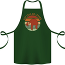 Sloth Say Less Do Lesser Funny Slogan Cotton Apron 100% Organic Forest Green
