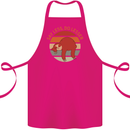 Sloth Say Less Do Lesser Funny Slogan Cotton Apron 100% Organic Pink