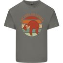 Sloth Say Less Do Lesser Funny Slogan Kids T-Shirt Childrens Charcoal