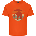 Sloth Say Less Do Lesser Funny Slogan Kids T-Shirt Childrens Orange