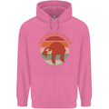 Sloth Say Less Do Lesser Funny Slogan Mens 80% Cotton Hoodie Azelea