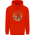 Sloth Say Less Do Lesser Funny Slogan Mens 80% Cotton Hoodie Bright Red