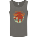 Sloth Say Less Do Lesser Funny Slogan Mens Vest Tank Top Charcoal