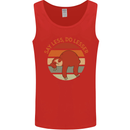 Sloth Say Less Do Lesser Funny Slogan Mens Vest Tank Top Red