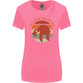 Sloth Say Less Do Lesser Funny Slogan Womens Wider Cut T-Shirt Azalea