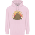 Sloth Tested Positive For Tired Funny Lazy Childrens Kids Hoodie Light Pink