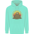 Sloth Tested Positive For Tired Funny Lazy Childrens Kids Hoodie Peppermint