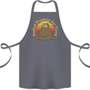 Sloth Tested Positive For Tired Funny Lazy Cotton Apron 100% Organic Steel