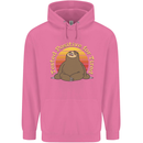 Sloth Tested Positive For Tired Funny Lazy Mens 80% Cotton Hoodie Azelea