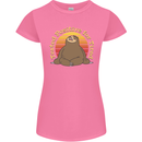 Sloth Tested Positive For Tired Funny Lazy Womens Petite Cut T-Shirt Azalea