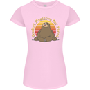 Sloth Tested Positive For Tired Funny Lazy Womens Petite Cut T-Shirt Light Pink