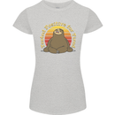 Sloth Tested Positive For Tired Funny Lazy Womens Petite Cut T-Shirt Sports Grey