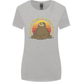Sloth Tested Positive For Tired Funny Lazy Womens Wider Cut T-Shirt Sports Grey