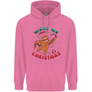 Sloth Wake Me Up When It's Christmas Childrens Kids Hoodie Azalea
