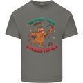 Sloth Wake Me Up When It's Christmas Kids T-Shirt Childrens Charcoal