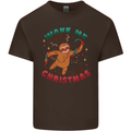 Sloth Wake Me Up When It's Christmas Kids T-Shirt Childrens Chocolate