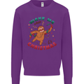 Sloth Wake Me Up When It's Christmas Mens Sweatshirt Jumper Purple