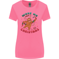 Sloth Wake Me Up When It's Christmas Womens Wider Cut T-Shirt Azalea