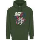Sloth Wars Funny TV & Movie Parody Childrens Kids Hoodie Forest Green
