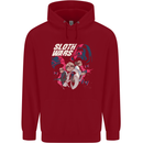 Sloth Wars Funny TV & Movie Parody Childrens Kids Hoodie Red