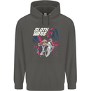 Sloth Wars Funny TV & Movie Parody Childrens Kids Hoodie Storm Grey