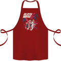 Sloth Wars Funny TV & Movie Parody Cotton Apron 100% Organic Maroon