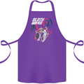 Sloth Wars Funny TV & Movie Parody Cotton Apron 100% Organic Purple