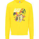 Sloth Wars Funny TV & Movie Parody Kids Sweatshirt Jumper Yellow