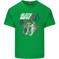 Sloth Wars Funny TV & Movie Parody Kids T-Shirt Childrens Irish Green