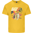 Sloth Wars Funny TV & Movie Parody Kids T-Shirt Childrens Yellow