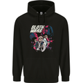 Sloth Wars Funny TV & Movie Parody Mens 80% Cotton Hoodie Black
