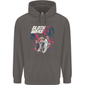Sloth Wars Funny TV & Movie Parody Mens 80% Cotton Hoodie Charcoal