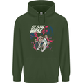 Sloth Wars Funny TV & Movie Parody Mens 80% Cotton Hoodie Forest Green