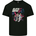 Sloth Wars Funny TV & Movie Parody Mens Cotton T-Shirt Tee Top Black