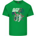 Sloth Wars Funny TV & Movie Parody Mens Cotton T-Shirt Tee Top Irish Green