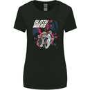 Sloth Wars Funny TV & Movie Parody Womens Wider Cut T-Shirt Black