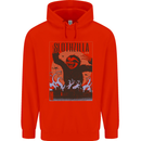 Slothzilla Funny Sloth Parody Childrens Kids Hoodie Bright Red