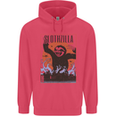 Slothzilla Funny Sloth Parody Childrens Kids Hoodie Heliconia