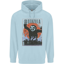 Slothzilla Funny Sloth Parody Childrens Kids Hoodie Light Blue
