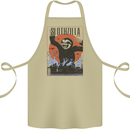Slothzilla Funny Sloth Parody Cotton Apron 100% Organic Khaki