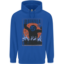 Slothzilla Funny Sloth Parody Mens 80% Cotton Hoodie Royal Blue
