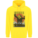Slothzilla Funny Sloth Parody Mens 80% Cotton Hoodie Yellow