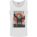 Slothzilla Funny Sloth Parody Mens Vest Tank Top White