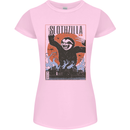 Slothzilla Funny Sloth Parody Womens Petite Cut T-Shirt Light Pink