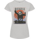 Slothzilla Funny Sloth Parody Womens Petite Cut T-Shirt Sports Grey