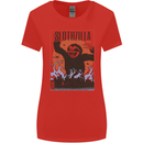 Slothzilla Funny Sloth Parody Womens Wider Cut T-Shirt Red