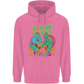 Slow Chess Funny Tortoise & Cock Childrens Kids Hoodie Azalea