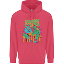 Slow Chess Funny Tortoise & Cock Childrens Kids Hoodie Heliconia