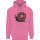 Slug Decks with Vinyl LP DJ DJing Turntable Childrens Kids Hoodie Azalea