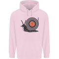 Slug Decks with Vinyl LP DJ DJing Turntable Childrens Kids Hoodie Light Pink